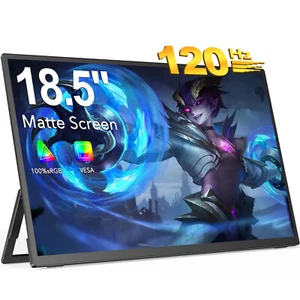 UPERFECT Portable Monitor 18.5" Screen Extender 120Hz Gaming Monitor w/ Speaker - Picture 1 of 12