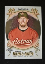 2021 Allen & Ginter Chrome Base #20 Jeff Bagwell - Houston Astros