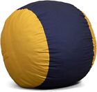 Fuf Medium Foam Filled Bean Bag Chair with Removable Cover, Woven Polyester