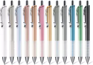 0.7Mm Gel Pens Retractable Cute Black Pens with Silicone Grip Smooth Writing Sui - Picture 1 of 7