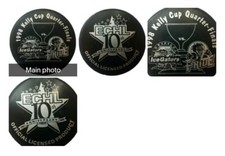 1998 CUP FINALS ECHL LOUISIANA ICE GATORS VS DEE DEE PRIDE PUCK 10th ANNIVERSARY