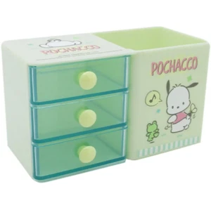 Pochacco Dog Stationery Pencil Pen Holder Stand Organizer Makeup Box Drawer Case - Picture 1 of 2