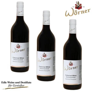 (19,99€/l) Cabernet Mitos Beerenauslese 3x0,75l Rotwein WEINGUT WÖRNER Pfalz - Bild 1 von 9