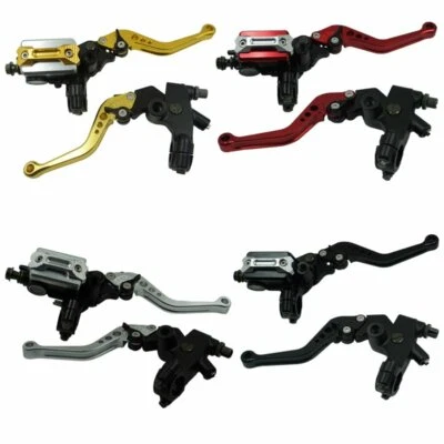7/8" Motorcycle Handlebar Brake Master Cylinder Clutch Lever adjustable (22mm) - Image 1 of 4