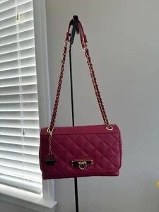 DKNY Gansevoort Quilted Chain Shoulder Bag Quilted Lamb Nappa Leather - Picture 1 of 11