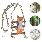  Entzückende Fuchsstatue Fuchs-Skulptur Spielzeugfigur Karikatur Tier Glas