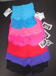 Niño corte cintura ancha baúles botín pantalones cortos mate spandex muchos colores ch/dama tallas - Imagen 1 de 18