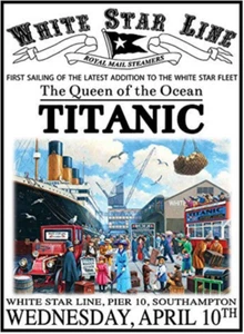 Titanic White Star Line Small Steel Sign 200mm x 150mm (og) - Picture 1 of 1