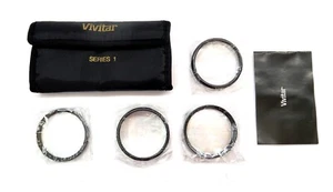 New VIVITAR SERIES 1 Close Up Macro Lenses 58mm with +1, +2, +4 and +10 Filters  - Picture 1 of 8