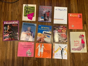 Lot of 12 Fashion Design / Pattern / Sewing Books. Many of them Vintage - Picture 1 of 16