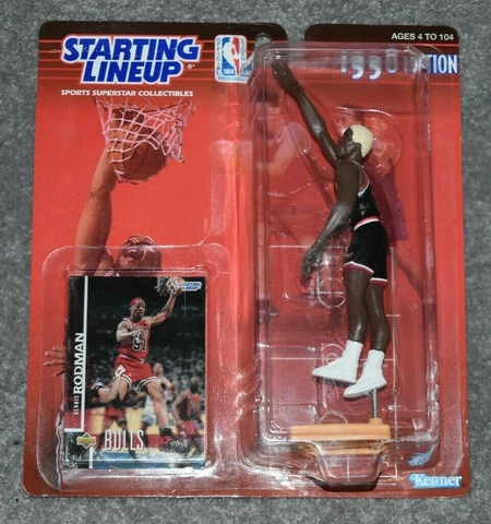 CHICAGO BULLS DENNIS RODMAN #91 NBA BASKETBALL STARTING LINEUP 1998 EDITION Cover