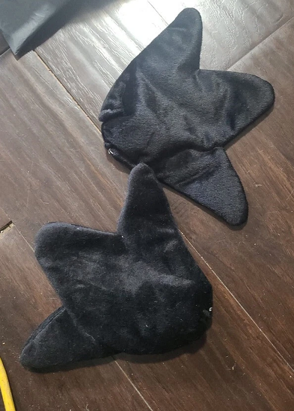 Universel Costume Mascotte Mains 3 Doigt Gants Adulte Birthday Disney Fête Noir - Photo 1/1