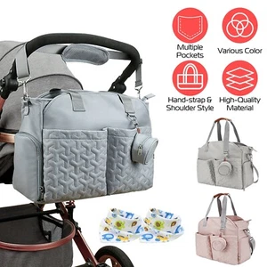 Baby Nappy Diaper Pump Bag Mummy Maternity Large Capacity Baby Travel Backpack - Picture 1 of 25
