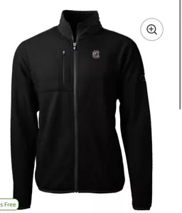 Mens Cutter And Buck Black South Carolina Gamecocks Team Logo Cascade Eco Sherpa - Picture 1 of 1