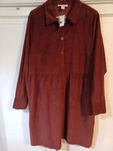 Nine West XL Dress NWT Corduroy Soft - Picture 1 of 5
