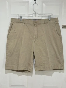 Polo by Ralph Lauren Prospect corto frente plano chino beige para hombre talla 38 - Imagen 1 de 7
