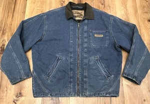 Herren Vintage Levi's Denim Chore Barn Jacke Black Tab M Made In Canada - Bild 1 von 11