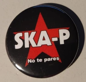 1x Ska P Button Ska Skapunk Punk Skinhead SHARP Rude Boy Punkrock - Picture 1 of 1