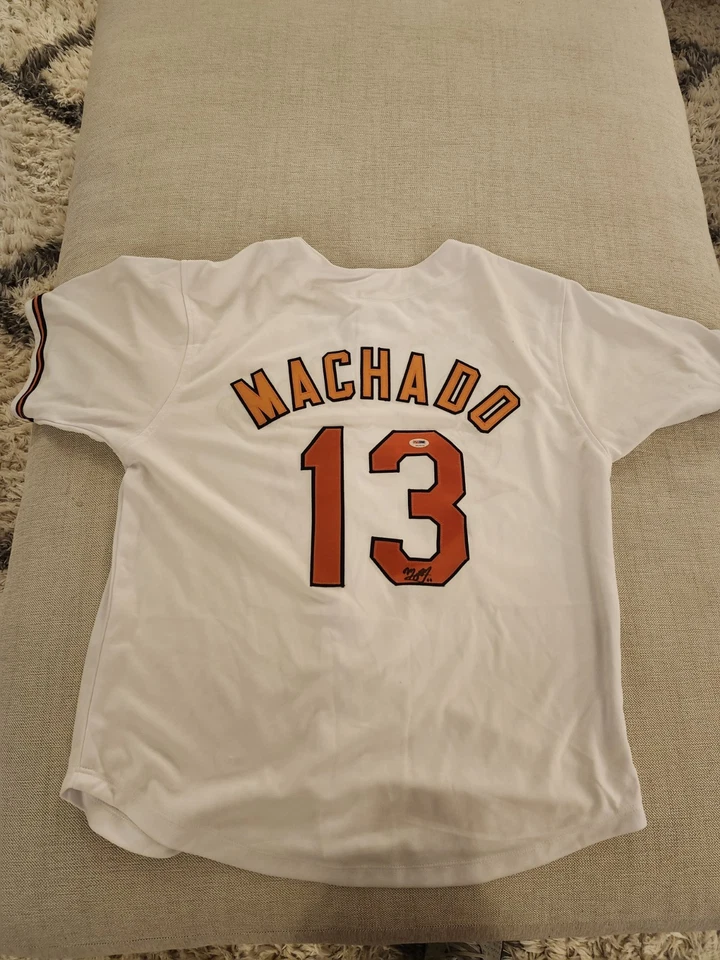 Manny Machado signed white Orioles jersey with PSA/DNA - Image 1 of 4