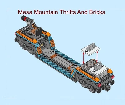 LEGO® City 60470 Arctic Explorer Train Flatbed Car Only! Cargo Freight Coach NEW - Image 1 of 4