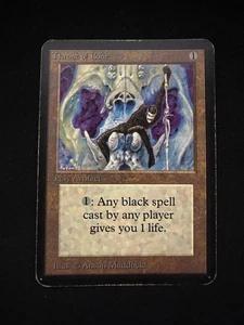 Magic The Gathering : Alpha Throne of Bone MTG Alpha - Photo 1/3