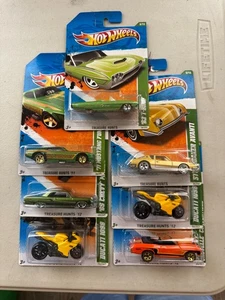 Hot Wheels Lot 7x Treasure Hunts T-Bird / Mustang / Studebaker / Ducati E40 - Picture 1 of 1
