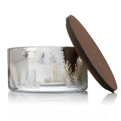 Frasier Fir Candles - Statement Collection - Silver with Pine Needle Design -... - Image 1 of 4