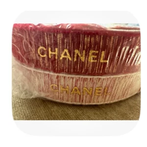 CHANEL Holiday Ribbon 2 Rolls White & Gold red  & Gold 7/8” new sealed  - Picture 1 of 1