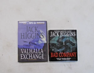 2 JACK HIGGINS # AUDIO BOOKS CD MP3 BAD COMPANY VALHALLA EXCHANGE - Imagen 1 de 3