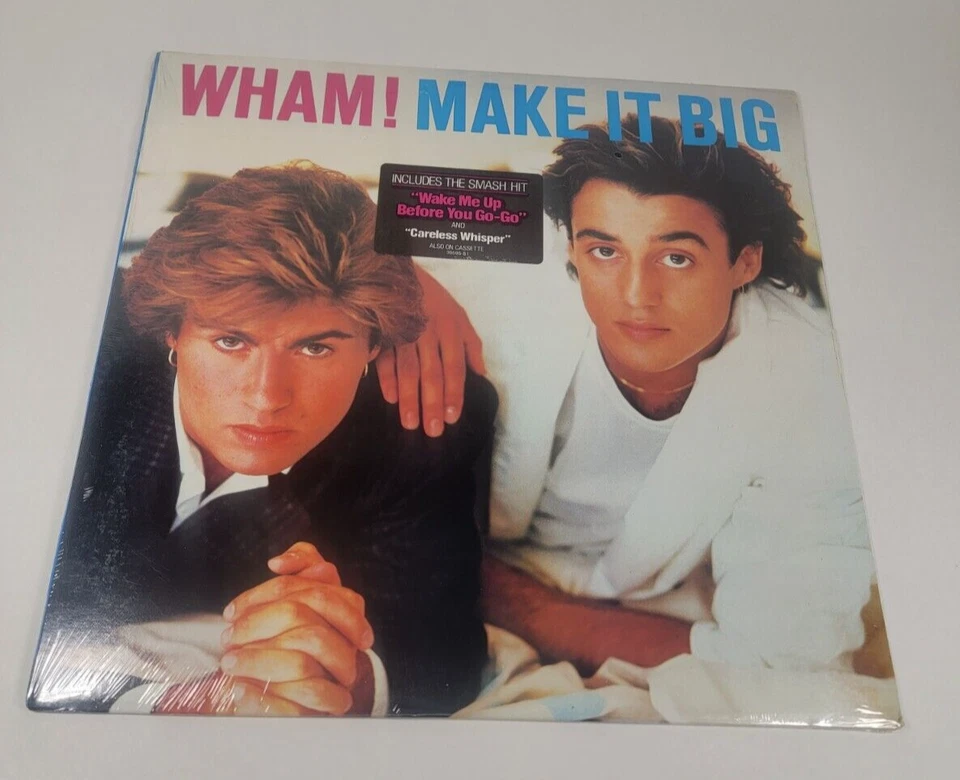 Wham - Make It Big Vinyl (FC39595) OG 1984 Columbia W/ Inner - George Michael