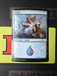 Magic The Gathering Foil Island Secret Lair Drop 555 - Picture 1 of 2