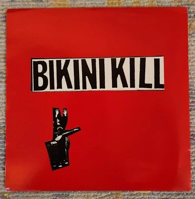 Bikini Kill I Like Fucking 7" Vinyl 1995 Kill Rock Stars w/ RARE Insert - Image 1 of 4