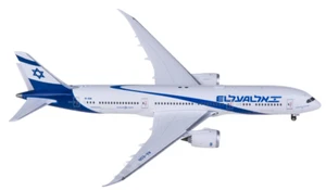 1:400 Phoenix El Al Boeing 787-9 Passenger Airplane Diecast Model - Foto 1 di 4