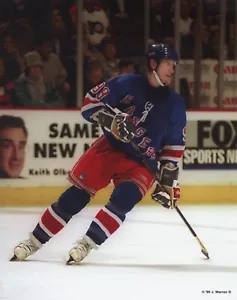 WAYNE GRETZKY NEW YORK RANGERS FOTO 8X10 - Foto 1 di 1