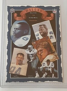 1993 DALLAS COWBOYS jumbo super bowl champions card 676 / 3000 emmitt smith RARE - Picture 1 of 4