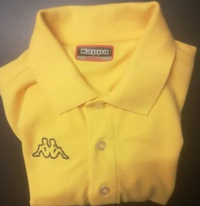 KAPPA - POLO MANICHE CORTE - COTONE - TAGLIA SMALL - COLORE GIALLO - UNISEX - Foto 1 di 7