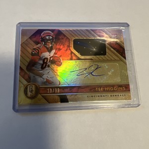 2020 Panini Gold Standard - Rookie Jersey Autographs Prime #217 Tee Higgins /99