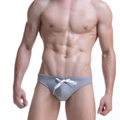 Para hombres Traje de baño Calzoncillos Bikini Natación Natación Deporte Playa Tabla Pantalones Cortos Cordón Foto 1 de 4