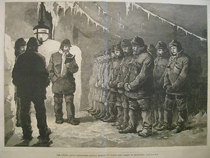 BRITISH ARCTIC EXPEDITION ON BOARD HMS ALERT LARGE FOLIO, HARPER’S WEEKLY 1876 - Picture 1 of 2