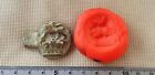 VR Superb heavy bronze Royal seal with Lion &amp; Crown gives lovely impression L61a