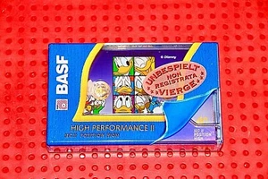 BASF "DONALD DUCK" VS. II 90 TYPE II BLANK CASSETTE TAPE (1) (SEALED) - Picture 1 of 3