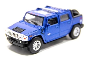 5" Kinsmart 2005 Hummer H2 SUT SUV Diecast Model Toy Car 1:40 Blue - Picture 1 of 4