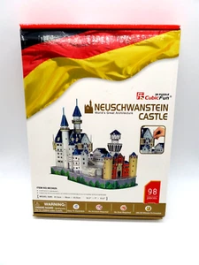 New In Box Sealed 3-D Puzzle Neuschwanstein Castle by Cubic Fun - Picture 1 of 11