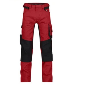 200980-6674 Dassy Bundhose DYNAX rot/schwarz mit Stretch u. Kniepolstert. 54+56 - Bild 1 von 2