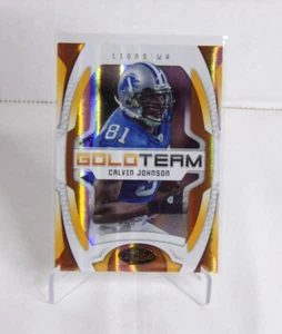 Calvin Johnson 2009 Panini Donruss Leaf Certified Gold Team 49/100 - Picture 1 of 2