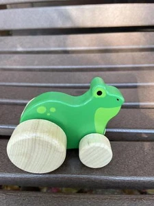 Walgreens wood frog toy - Picture 1 of 5