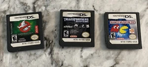 Lot of 3 Loose Nintendo DS Games (Ghostbusters, Transformers, Namco Museum) - Picture 1 of 5