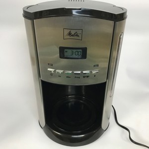 Melitta ME12DSB 12 Cup Programmable Stainless Steel Coffee Maker NO CARAFE