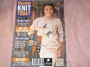 KNITTING MACHINE MAGAZINE/ BOOK: MACHINE KNIT TODAY OCTOBER 1994 - Bild 1 von 6