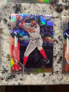 Tarjeta refractor cromada Topps 2020 Boston Red Sox Xander Bogaerts #137 - Imagen 1 de 1